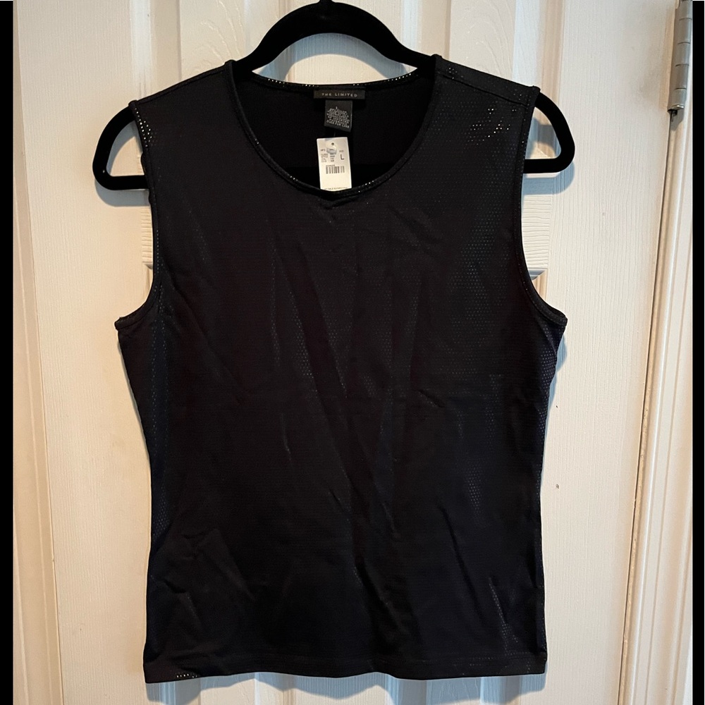 Vintage The Limited size large black tank top.
